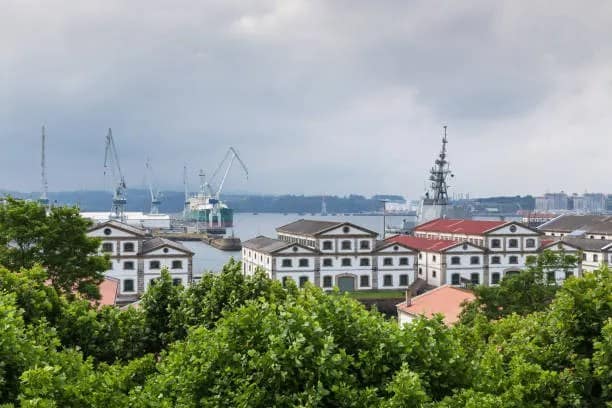 Barrio A Magdalena. Puerto marítimo de Ferrol Barrio A Magdalena